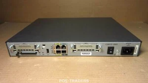 Cisco 1841 Modular Router w/2xFE, 2 x 10/100 WAN slots, 64 FL/256 DR - Bild 1 von 1