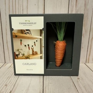 Guirnalda de Pascua Umbral Zanahorias Naranja Verde 5 Pies de Largo - Imagen 1 de 5