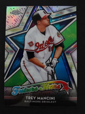 2018 Topps Chrome #FS-16 Trey Mancini Orioles Future Stars Baseball Card - Image 1 of 2