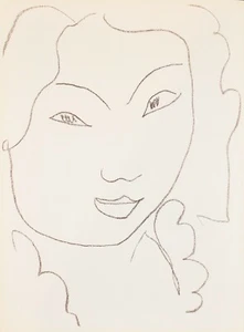 Henri Matisse lithograph Sur l'Arc Vert from Poesies Antillaises 1972 - Picture 1 of 2