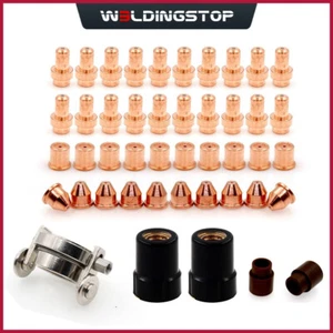 Plasma Electrode Tip 1.1mm/1.2mm Shield Consumables Kit for Trafimet CB50 Torch - Picture 1 of 7