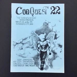 Vintage 1991 ConQuest 22, Sci-Fi Fantasy Art Convention Booklet, Kansas City MO - Bild 1 von 8