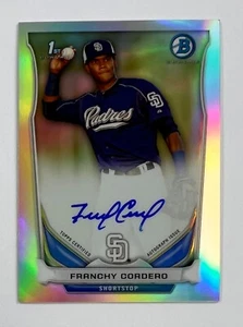 Tarjeta automática Bowman 2014 cromada #BCAP-FC Franchy Cordero 1st Bowman 449/500 AR56-01 - Imagen 1 de 2