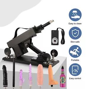 Portable Automatic Sex Machine 7 Sex Toys Dildo Extension Pole Tube Masturbaters - Picture 1 of 8