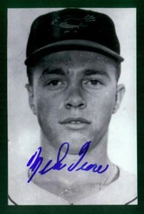 #0018, 4" x 6" card, Signed-Autographed, Mike Fiore, Baltimore Orioles - Picture 1 of 2