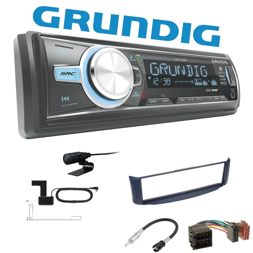 Autoradio Grundig für Smart ForTwo Cabrio Coupe Bluetooth DAB USB AUX