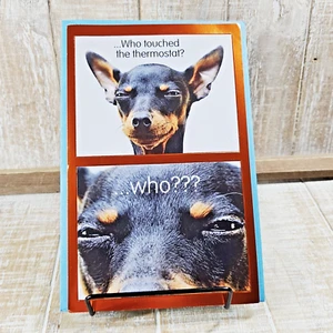 Tarjeta del Día del Padre American Greetings Papá Naranja Perro Termostato Humor Divertido - Imagen 1 de 8