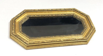Rare The Bombay Company Vintage Mirror Gold Gilt Rectangular 21x12 Long Skinny - Image 1 of 4