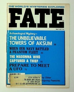 Fate Magazine May 1977 Towers of Aksum UFO Phantom Fleet - Picture 1 of 2