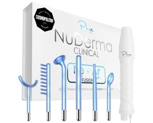 NuDerma Clinical Skin Therapy Wand - Portable Skin Therapy Machine -New & Sealed - Picture 1 of 7