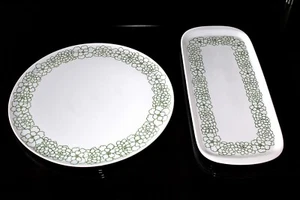 Arzberg Form 5500 Dahlien Blütennetz Kuchenplatte und Tortenplatte - Bild 1 von 5