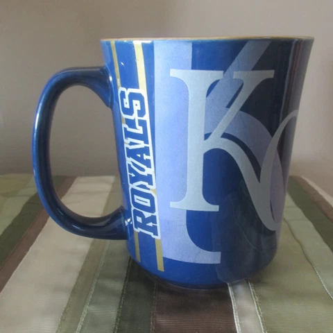 Kansas City Royals Coffee Mug Blue/Tan    New    Free Shipping Cover