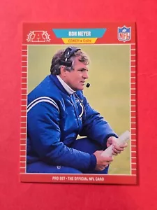 1989 Pro Set #166 Ron Meyer (Head Coach), cd1 - Bild 1 von 3