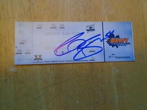 2002 NHL Autographed Draft Ticket by Paul Ranger (Tampa Bay Lightning) - Picture 1 of 3