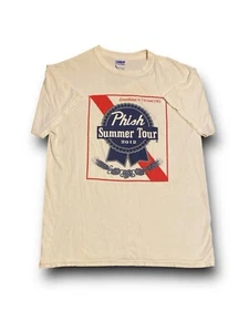 T-shirt media parcheggio bianca Phish tour estivo 2012 - Foto 1 di 3