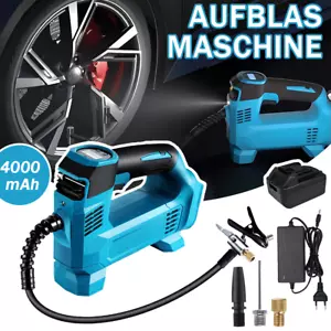 Akku Kompressor Aufblasbare Pumpe Auto Elektrische Luftpumpe Für Makita ◇18V* - Bild 1 von 13