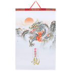  Papierkalender Frühling 2024 Chinesisches Jahr Des Drachen Empfindlich