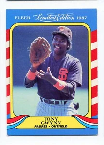 Fleer 1987 edición limitada #19 Tony Gwynn - Imagen 1 de 2