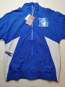 DUKE BLUE DEVILS Mens Size M Basketball Jacket (NEW) Windbreaker Mitchell & Ness - Picture 1 of 20