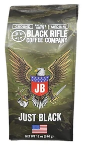 Black Rifle Coffee Company Just Black café molido tostado medio 12 oz - Imagen 1 de 1
