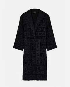 ACCAPPATOIO VERSACE ALLOVER XL Nero - Foto 1 di 6