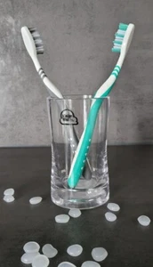 Kleine Wolke Fortune Orange Transparent Zahnputzbecher Becher  - Bild 1 von 3