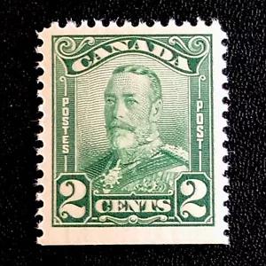 CANADA 1928 2c STAMP-BOOKLET PANE KING GEORGE V ADMIRAL’S UNIFORM-SgCA 276a-MNH - Picture 1 of 3