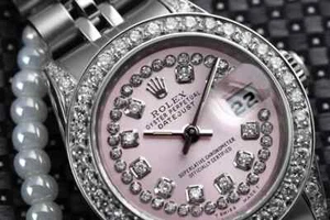 Rolex Datejust 26 mm Metallic Pink Diamond Dial Stainless Steel Ladies Watch - Picture 1 of 9