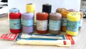 Nadel Magic Acryl Faden Stift Bürste Stanzen Handwerk 12 Spulen Teilprojekt - Bild 1 von 16