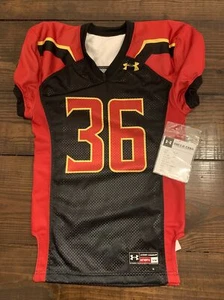 Under Armour Maryland Terrapins Youth Armourfuse Football Jersey Size M NWT - Picture 1 of 3