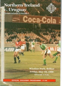 Programma calcio Irlanda del Nord v Uruguay 1990 (Windsor Park) - Foto 1 di 1