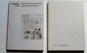 12/6/0 - MONTAGE/AV 1/1/1992 Kognition und Verstehen etc. - Bild 1 von 3