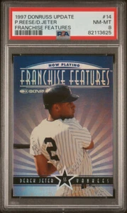 DEREK POKEY REESE 1997 DONRUSS LIMITED FRANCHISE FEATURES /3000 PSA 8 POP 13 - Picture 1 of 1