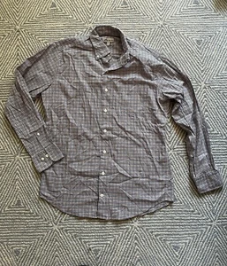 Peter Millar Long Sleeve Button Shirt - Cotton/Nylon/Lyocel/Spandex - Medium - Picture 1 of 6
