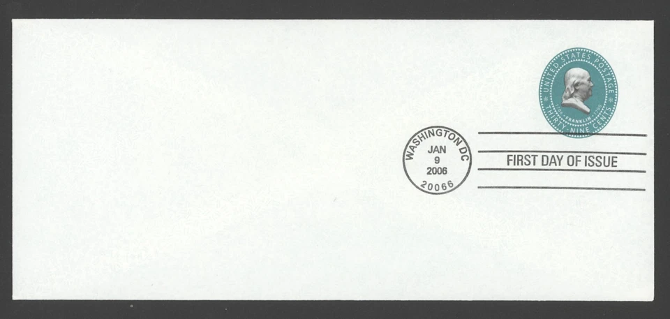 2006 US Scott # U659 39c Benjamin Franklin FDC on #9 Solid Envelope - Image 1 of 1