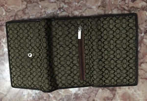 Coach Geldbörse mit Dreifachfaltung und Druckknopf - Bild 1 von 5