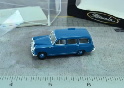 Brekina Starmada 13451 Mercedes 180 Kombi W120 универсал синий масштаб 1:87 HO - Изображение 1 из 2