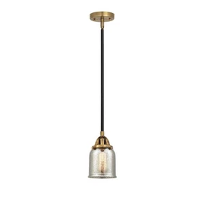 Innovations Bell 1 Light 8.5" Mini Pendant, BAB/Mercury - 288-1S-BAB-G58 - Picture 1 of 1