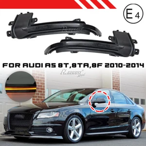 PER AUDI A3 8P A4 B8.5 COPPIA FRECCE LATERALI FUME PROGRESSIVE A LED FUME’ - Foto 1 di 8