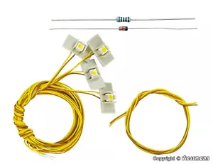 HO Scale Accessories - 6003 - lighting set for kibri garage house Anna 38338 - Foto 1 di 1