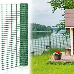 Bauzaun 1x50m Absperrzaun Kunststoffzaun Hundezaun Kunststoff Baumnetz reißfest - Bild 1 von 6