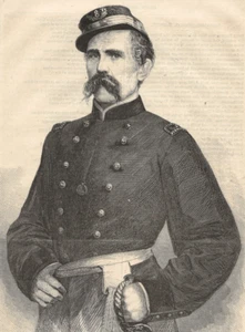 Guerra Civil Gen. Louis Blenker - Grabado en madera 1862 - Nueva York - Nacido en Alemania - Imagen 1 de 4