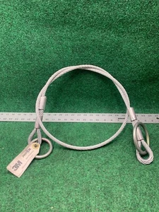 Adattatore Tie-Off Cavo 3M 6 piedi Lg, Acciaio, Acciaio, Doppio O-Ring, Riutilizzabile, - Foto 1 di 7
