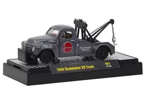 L89 32500 67 M2 MACHINES AUTO THENTICS 1949 Studebaker 2R TOW Truck 1:64 - Picture 1 of 3