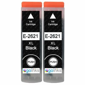 2 Schwarze Tintenpatronen für Epson Expression Premium XP-600, XP-620, XP-720 - Bild 1 von 5