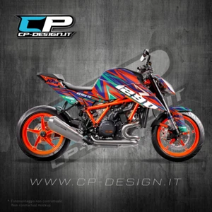 Kit Grafiche KTM 1290 SUPER DUKE R 2020 2021 2022 Psycho Sticker Decal GP - Picture 1 of 3