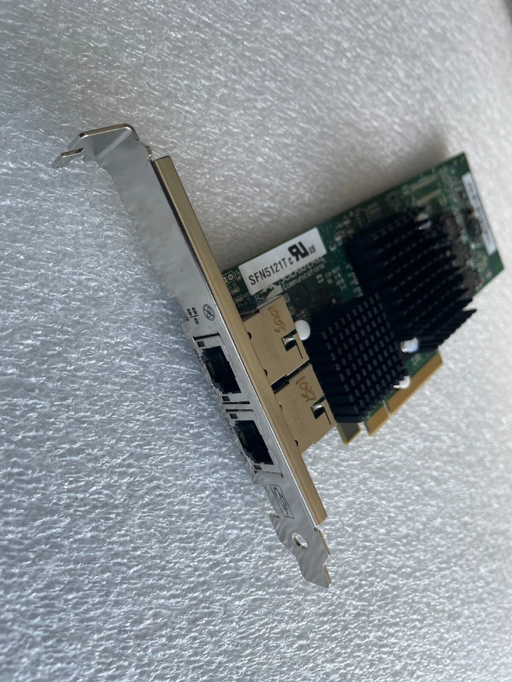 Solarflare SFN5121T Dual-Port 10G Ethernet Enterprise Server Card - HighProfile - Image 1 of 1