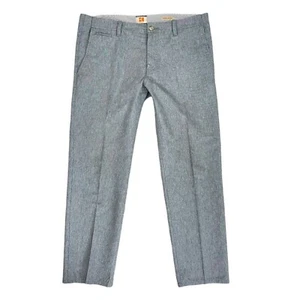 Hugo Boss Orange Label Regular Fit Germany Grey Heather Casual Pant Mens 38 x 31 - Picture 1 of 7