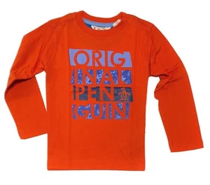 CAMISETA TOP PENGUIN BOYS - NARANJA TALLA 3T - MANGA LARGA GRÁFICA - Imagen 1 de 1