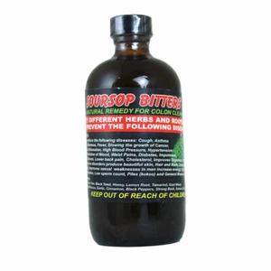 Soursop Bitters Organic Herbs Coughs Detox Cleansing Herbal Natural- 8 oz - Picture 1 of 2